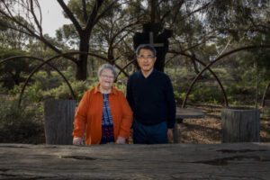 Churches come together at bush chapel