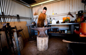 Self-taught blacksmith forges an age-old career