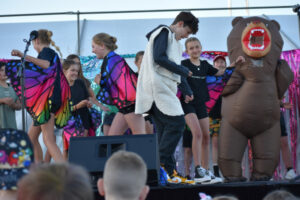 Kids revel in return to stage