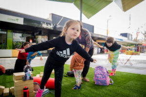 Story time yoga encourages young bookworms