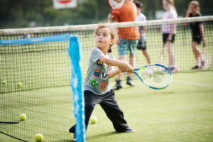 Tennis invitation a hit with the kids