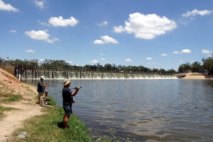 Beware of river drop as weir comes out again