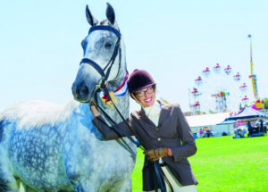 Enjoying the fun of the Mildura Show: Rider outstanding