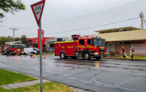 Fire in vacant building quickly extinguished