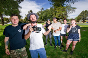 Message captured on silver screen