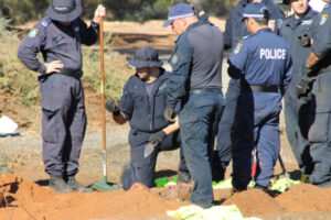 Police scour Mourquong soil for murdered woman’s remains