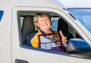 Sunassist volunteer always in the driver’s seat