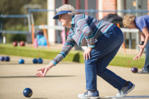 Sunrasyia bowls around the greens