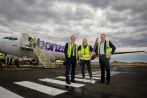Bonza test flight touches down in Mildura