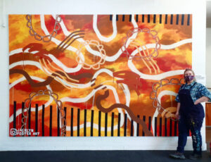 Artist’s works turning heads