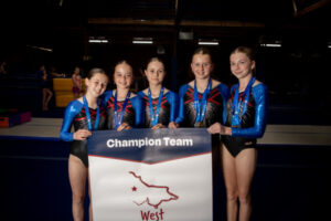 Jumping for joy and medals