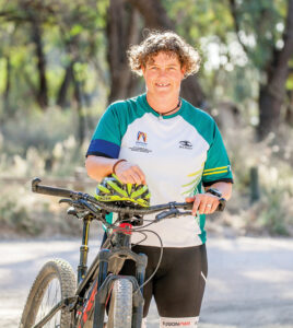 Triathlete Cath Hall changes pace