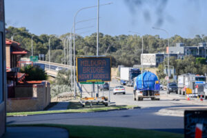Bridge delays for roadworks