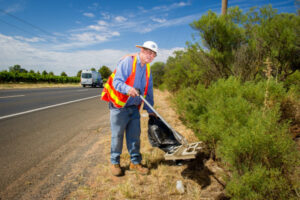 John Burfitt still driven to keep road clean … but he needs help