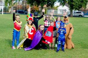 Counting on super friends at Sacred Heart Primary School