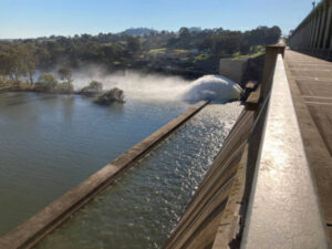 Precautionary water release from Hume Dam
