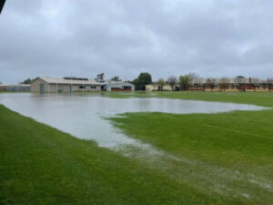 Near-record rainfall across region