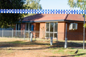 Mildura house catches alight