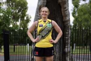 Mildura artist on display in AFLW opener