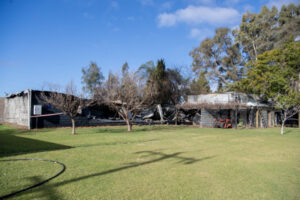 Winery damaged by fire