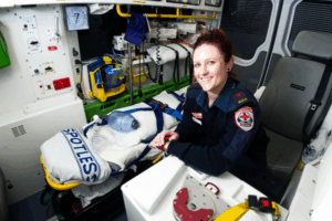 Paramedic leading the way for women