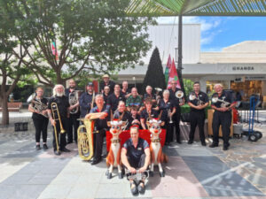 Brass band tunes up for state champs