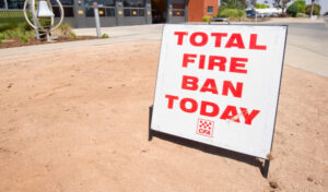 Man fined after lighting campfire on total fire ban day