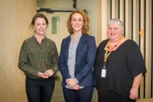 Students learning how to help family violence survivors