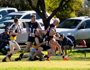 Magpies dominate, with Rix leading