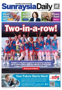 Sunraysia Daily Tuesday – 2nd September 2025