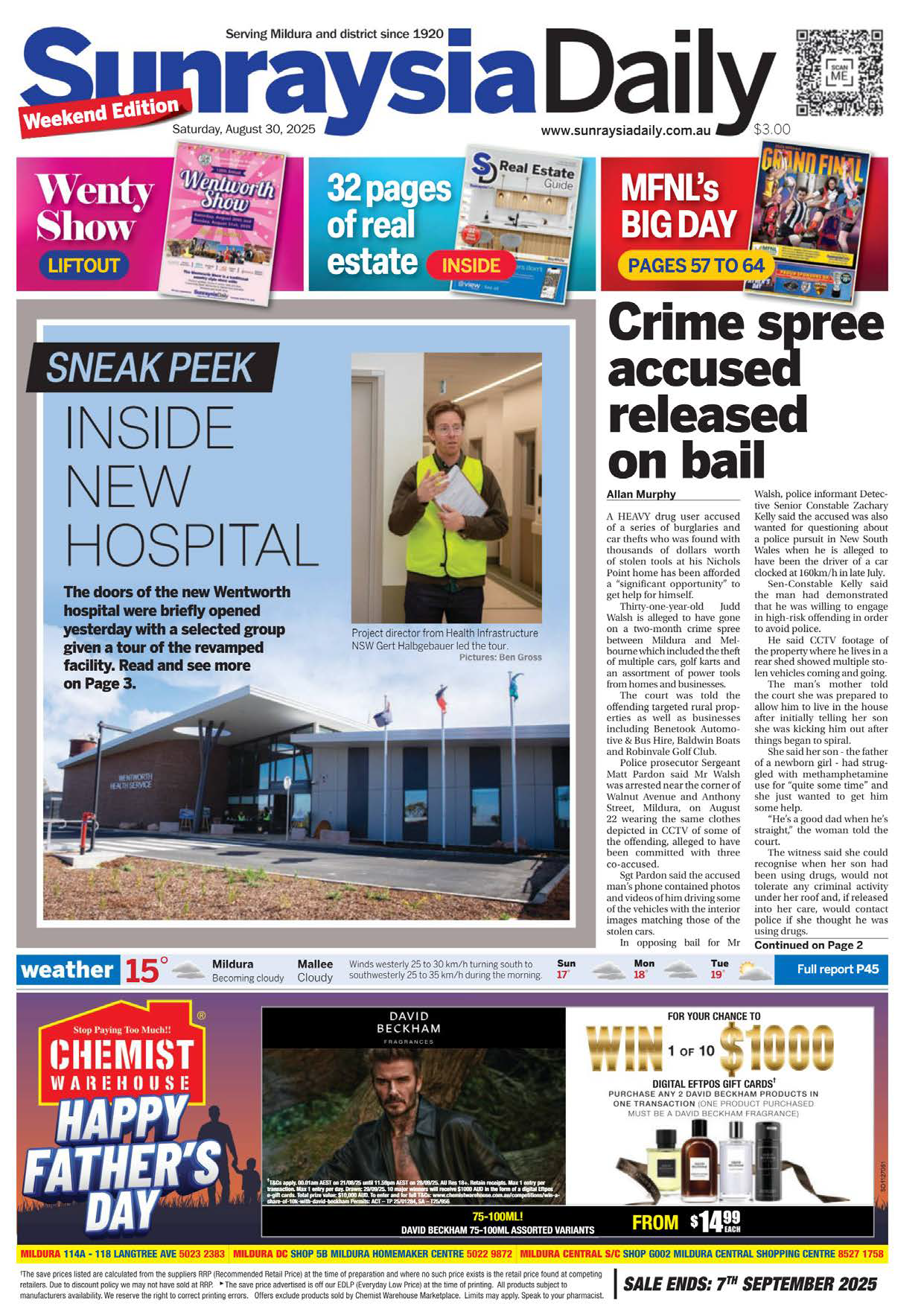 Sunraysia Daily – 30th August 2025