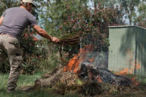 Wild winds halt burn-offs