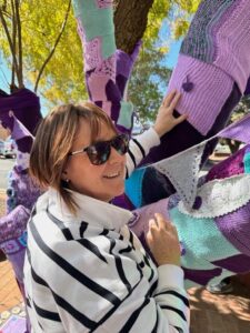 Ouyen knitted out for dementia awareness