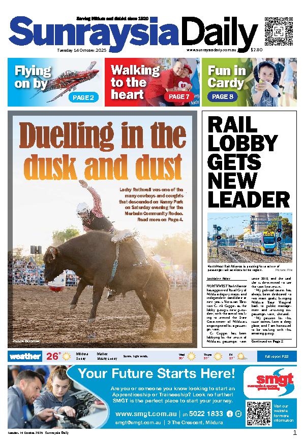 Sunraysia Daily Tuesday – 14th October 2025