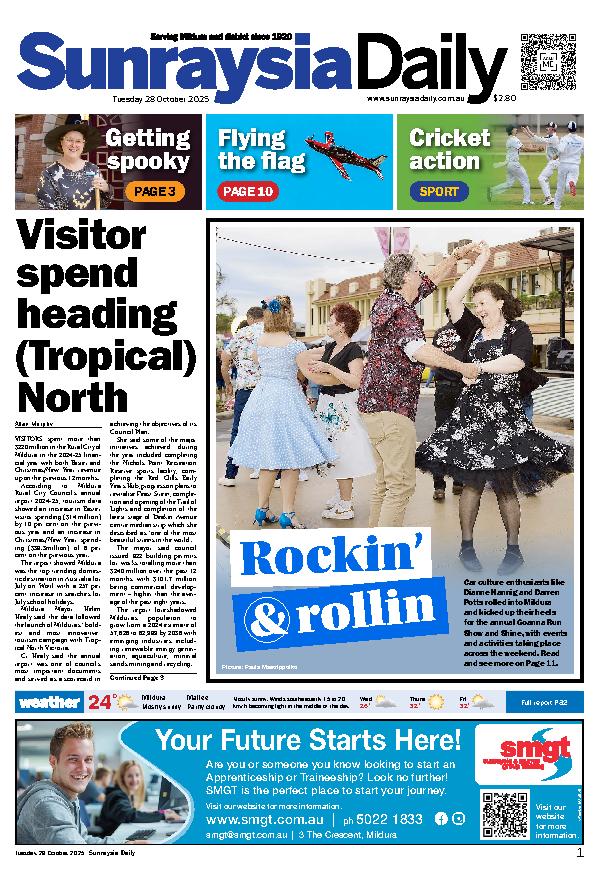 Sunraysia Daily Tuesday – 28th October 2025