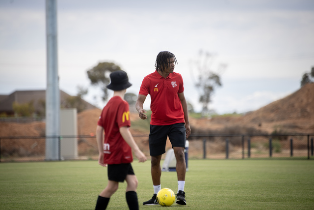 Big V and Reds help inspire next gen