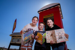 New place for books at Cardross