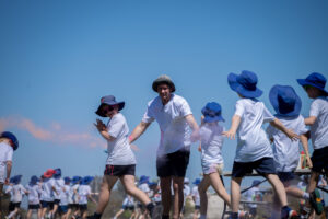 Colour run for fun at Nichols Point