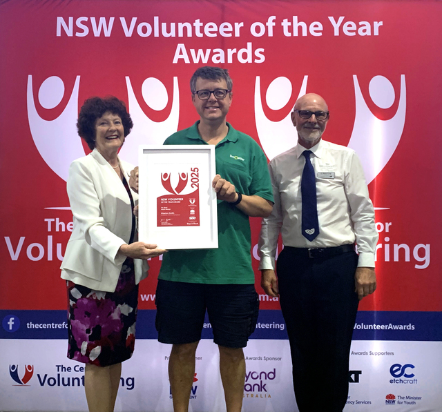 Local volunteer wins at awards ceremony