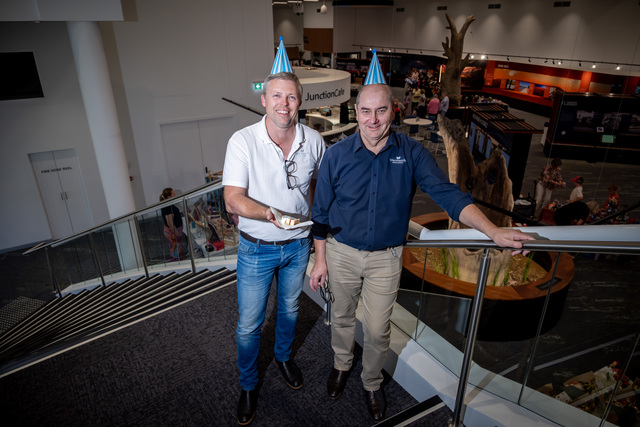 Visitor hub marks a year