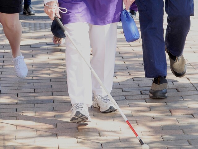 Steps taken to support white cane users