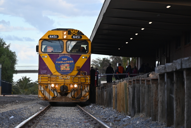 Tourist train makes spring stop
