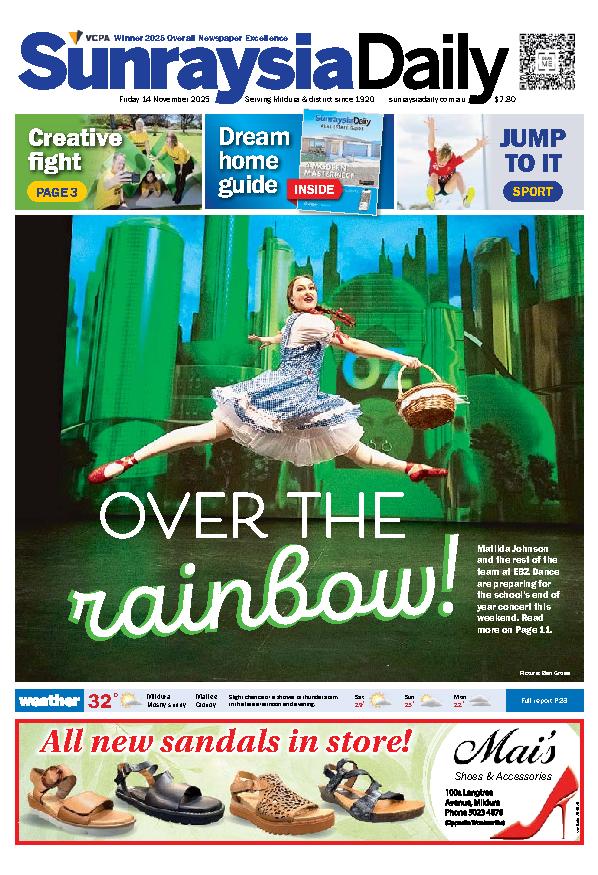 Sunraysia Daily Friday – 14th November 2025