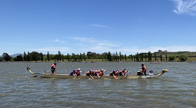 Dragon boaters paddle to gold
