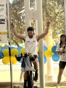 Cancer fundraiser pedals on