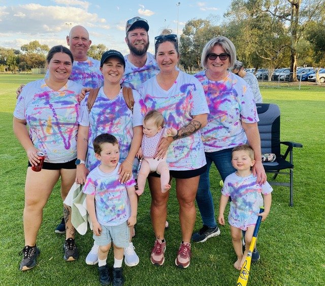 Rainbow round pride shines bright