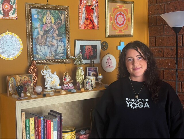 Namaste pose-itively radiant