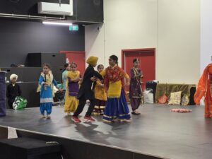 Language lessons on big stage