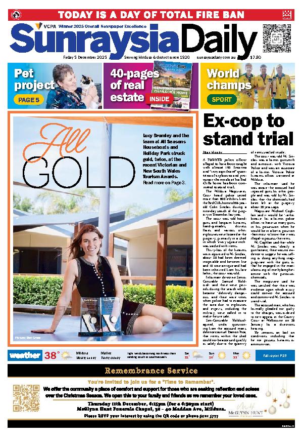 Sunraysia Daily Friday – 5th December 2025