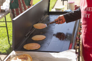 Community gather for Christmas breakfast